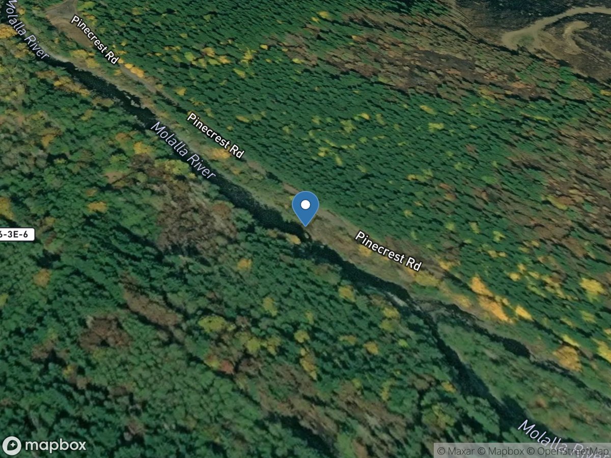 MOLALLA River Above PC Near WILHOIT, OR location