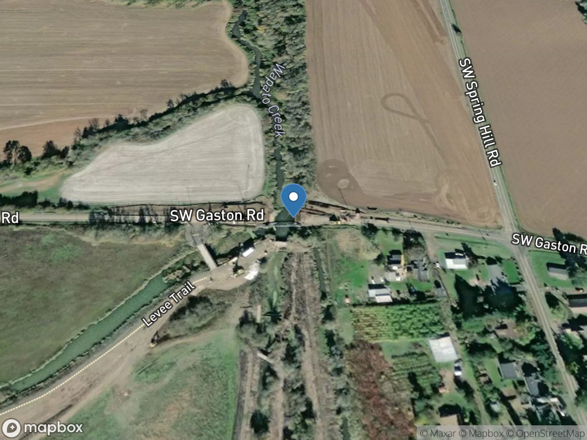 Wapato Creek at Southwest Gaston Road, at Gaston, OR location