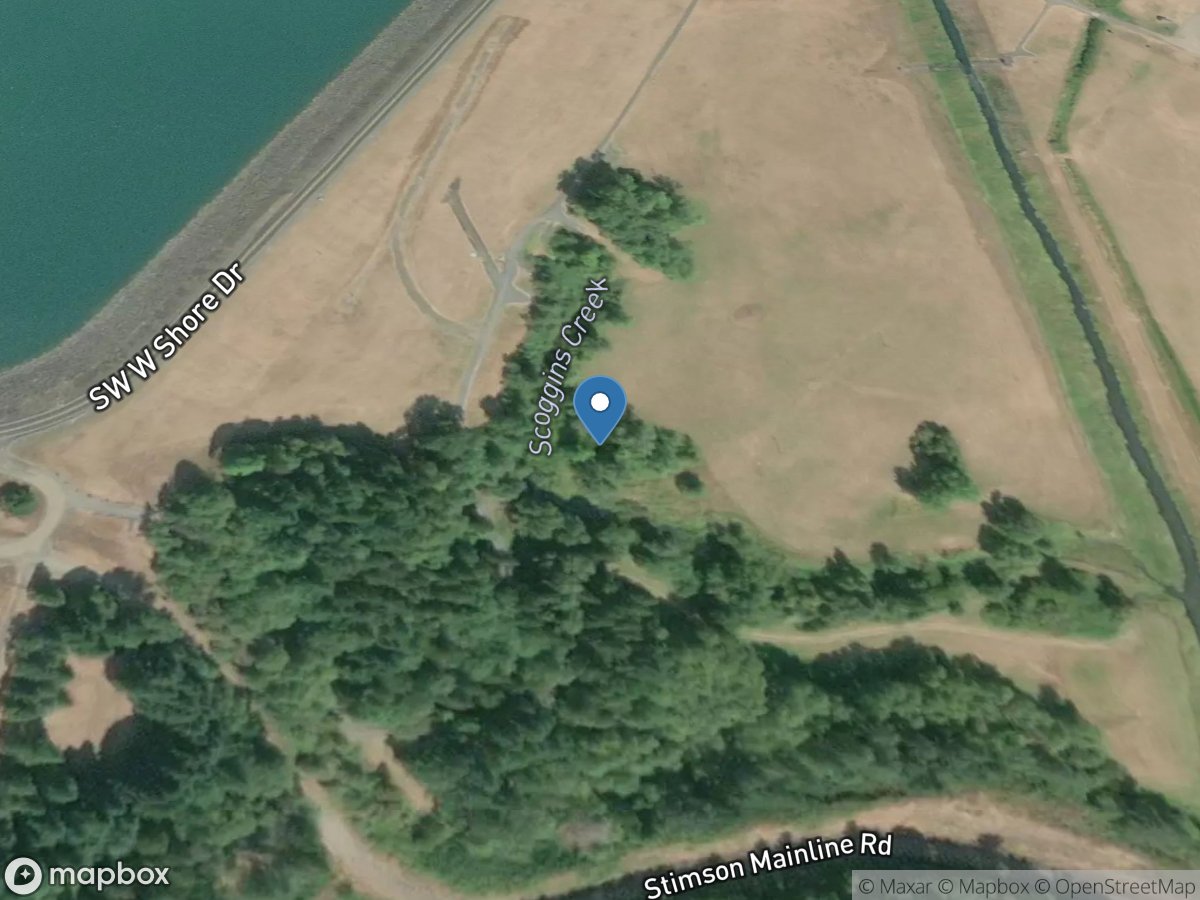 Scoggins Creek below Henry Hagg Lake, near Gaston, OR location