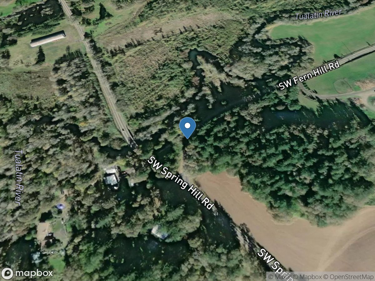 Tualatin River near Dilley, OR location