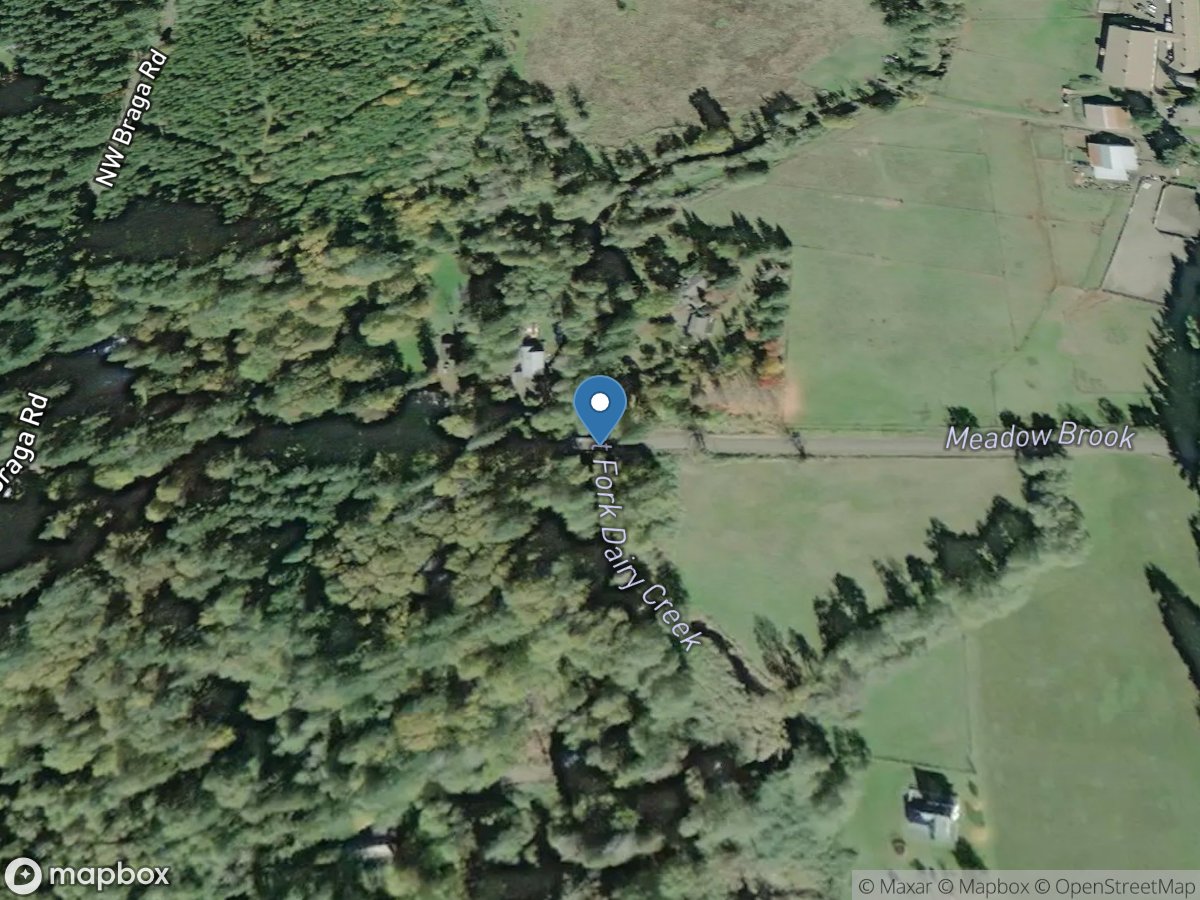 EF DAIRY Creek Above MURTAUGH Creek Near MEACHAM CORNER, OR location
