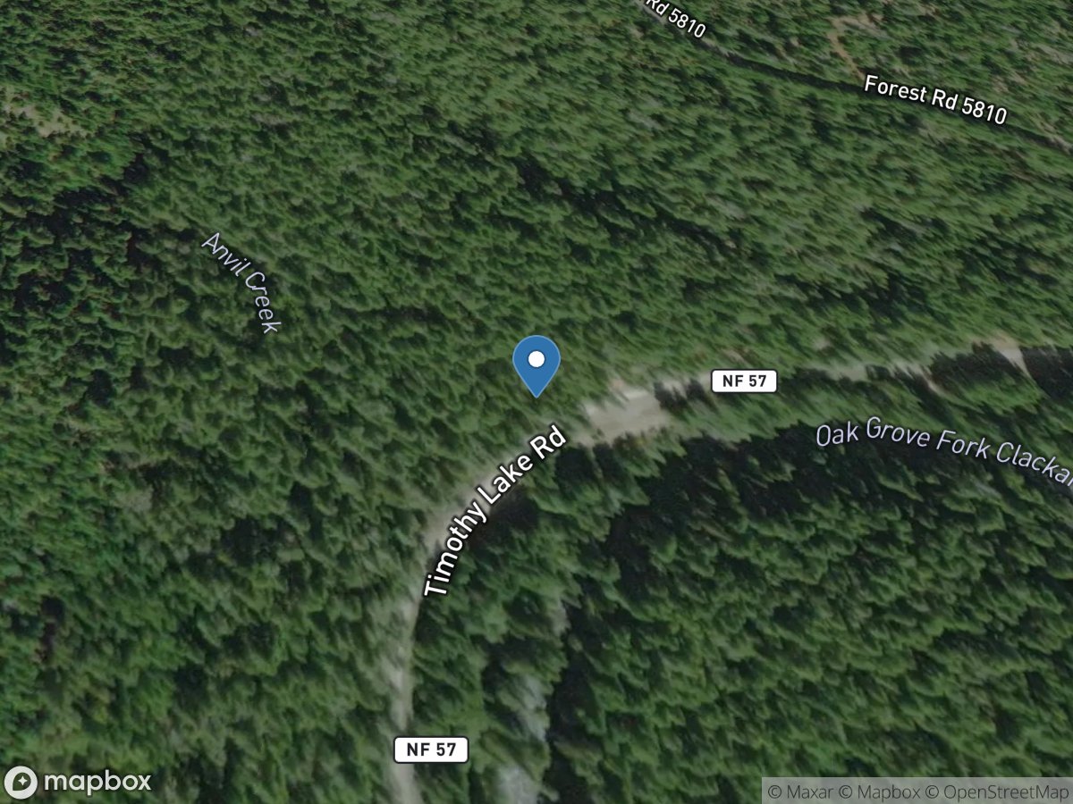 Oak Grove Fork near Government Camp, OR location