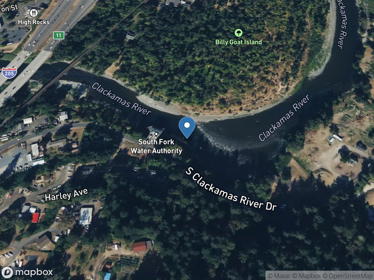 Clackamas River near Oregon City, OR location