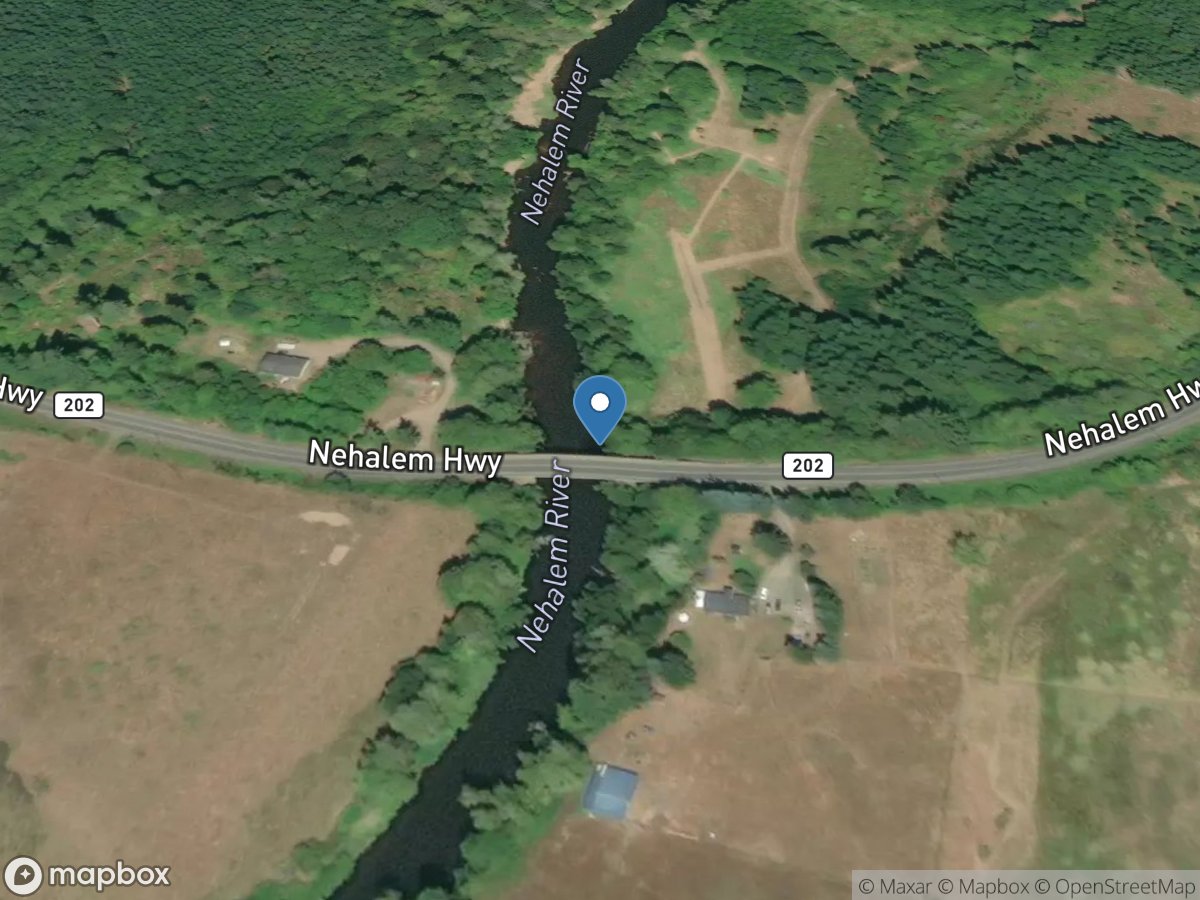 Nehalem River at Jewell, OR location