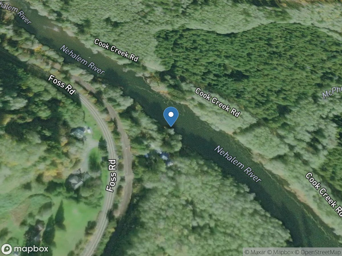 Nehalem River near Foss, OR location