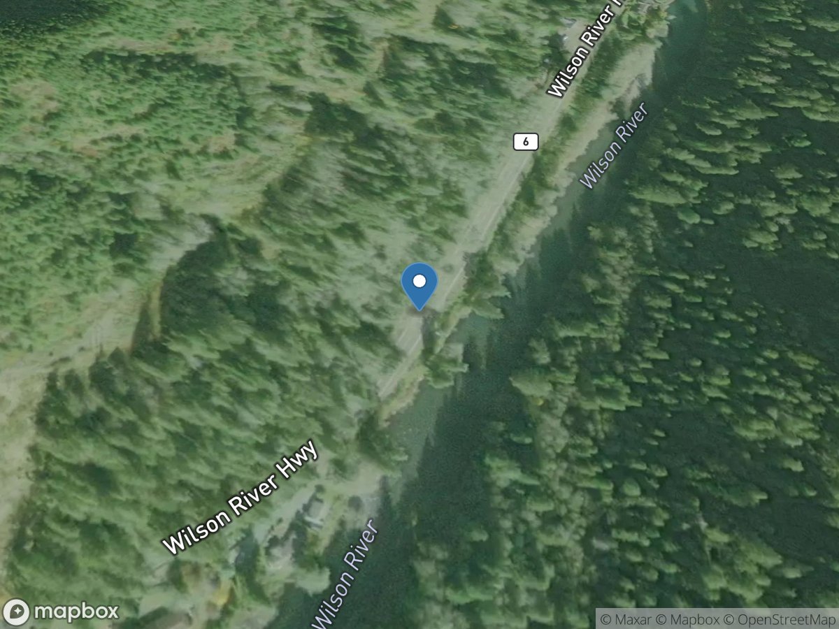 Wilson River near Tillamook, OR location