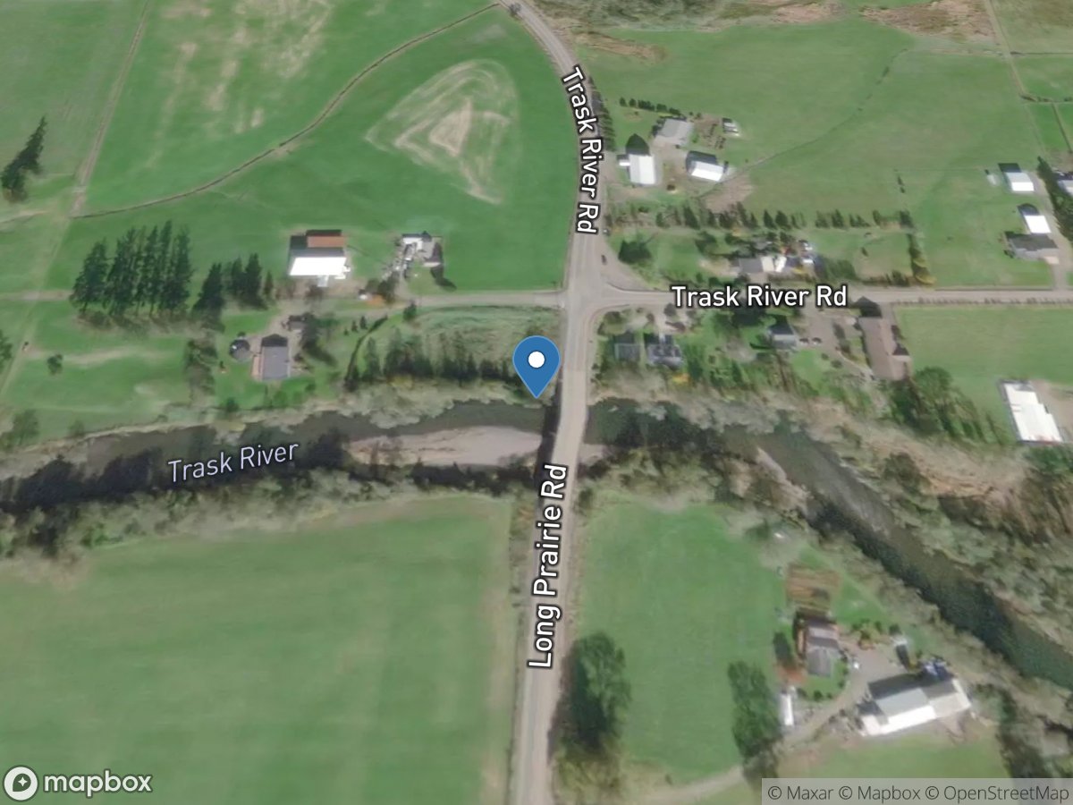 Trask River at Johnson Bridge, near Tillamook, OR location