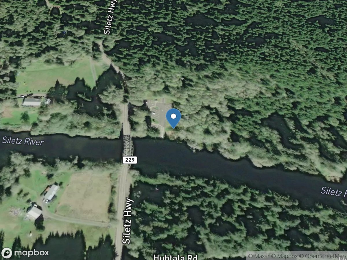 Siletz River near Siletz, OR location