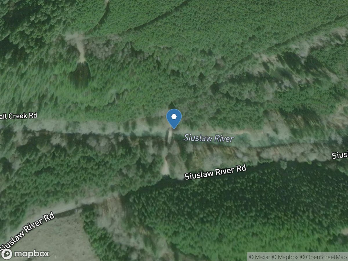 Siuslaw River near Alma, OR location