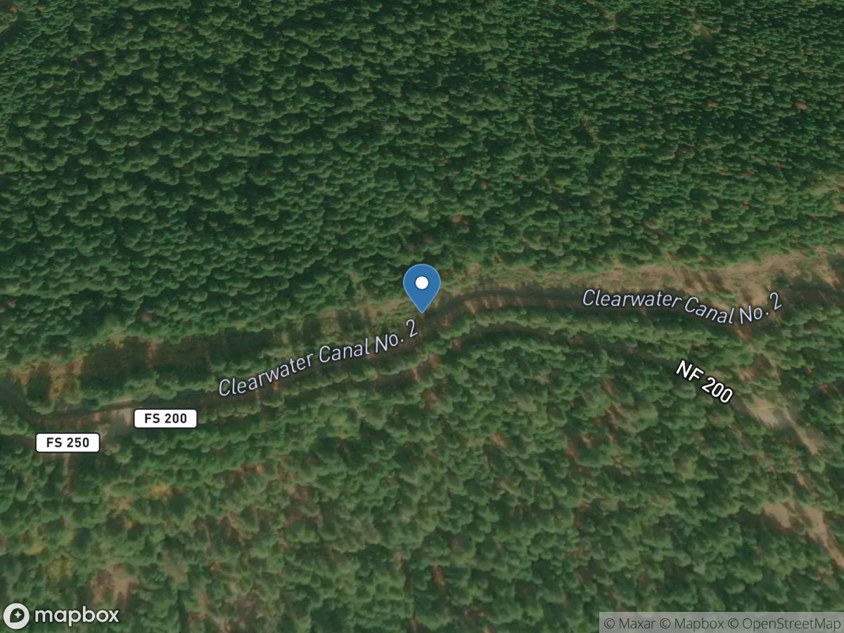 Clearwater No.2 Power Canal near Toketee Falls, OR location
