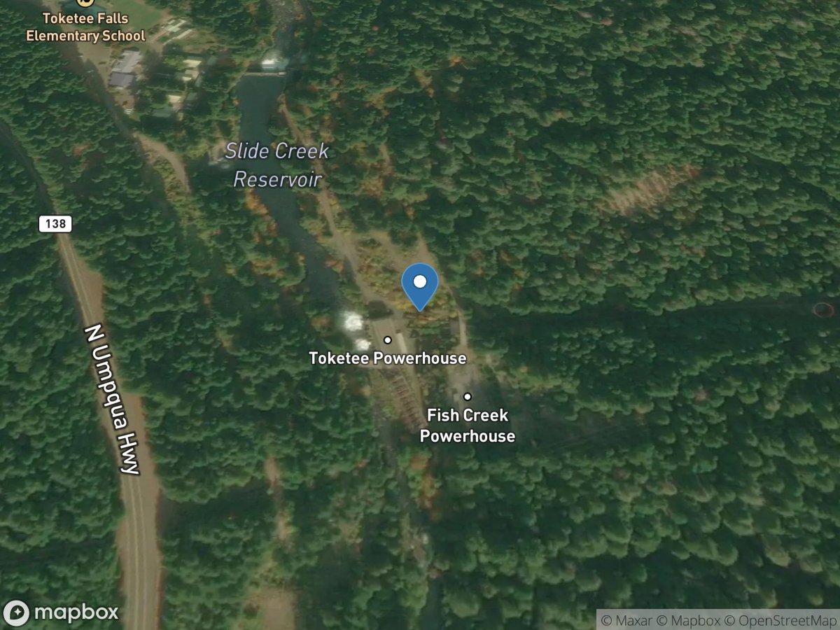 Toketee Penstock near Toketee Falls, OR location