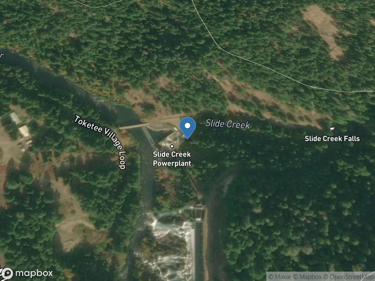 Slide Creek Penstock near Toketee Falls, OR location