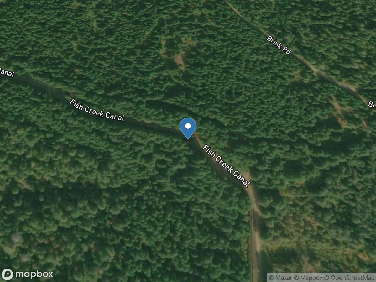 Fish Creek Power Canal near Toketee Falls, OR location