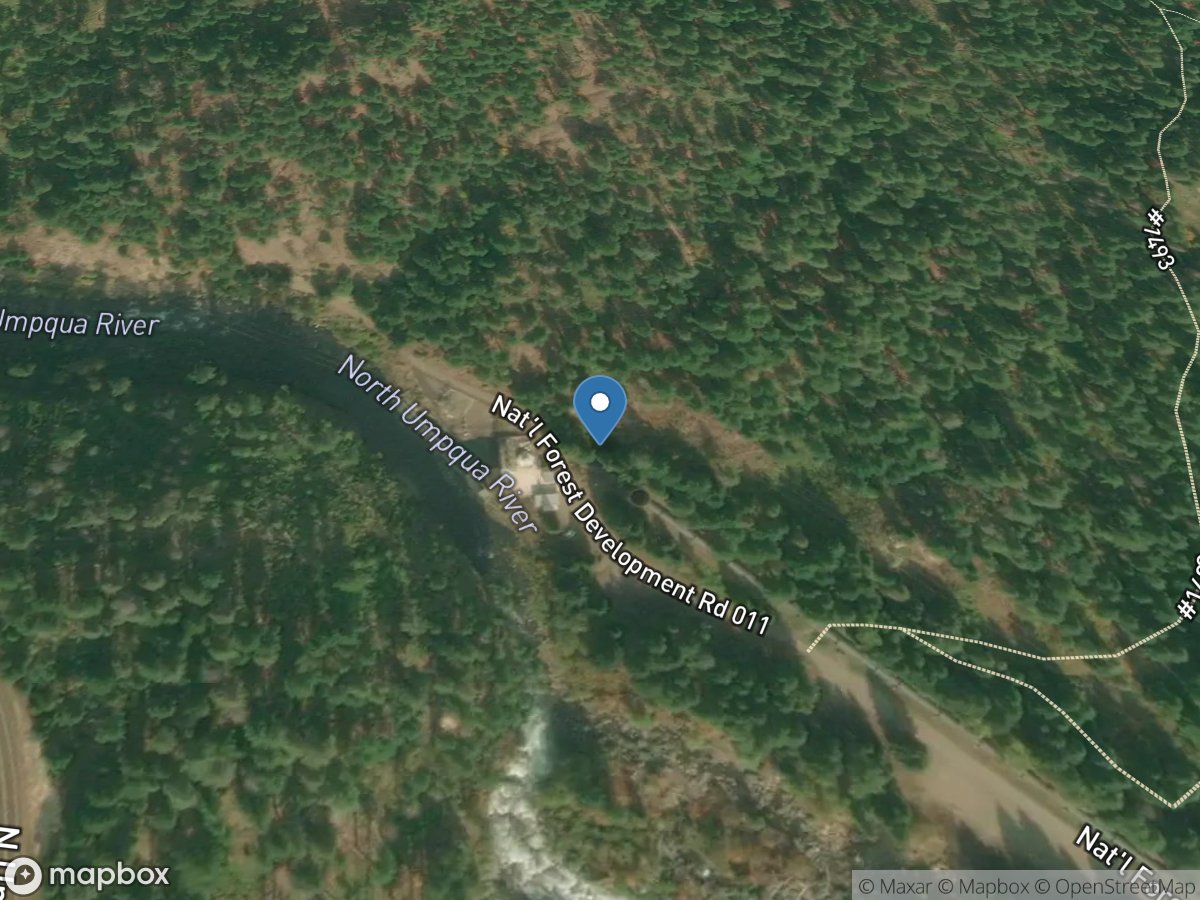 Soda Springs Penstock near Toketee Falls, OR location