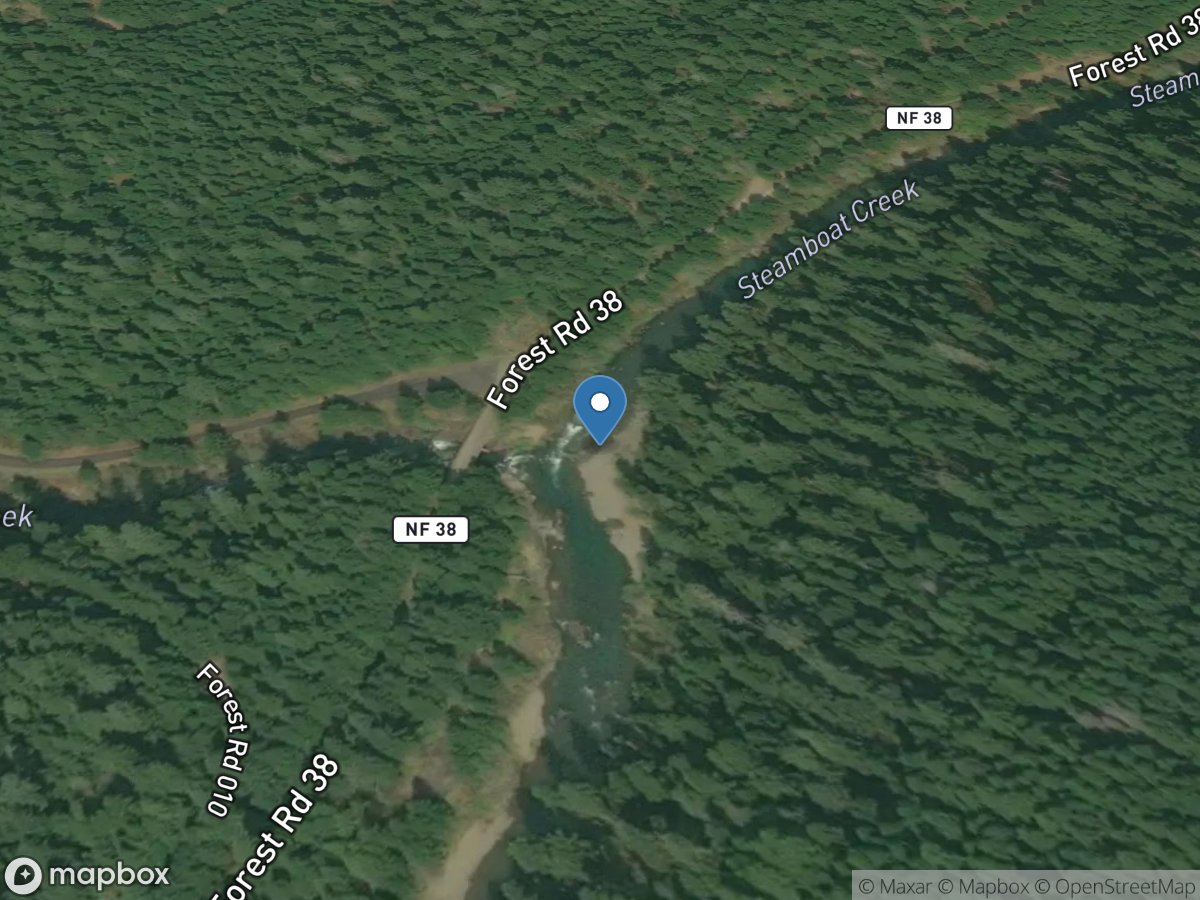 Steamboat Creek near Glide, OR location