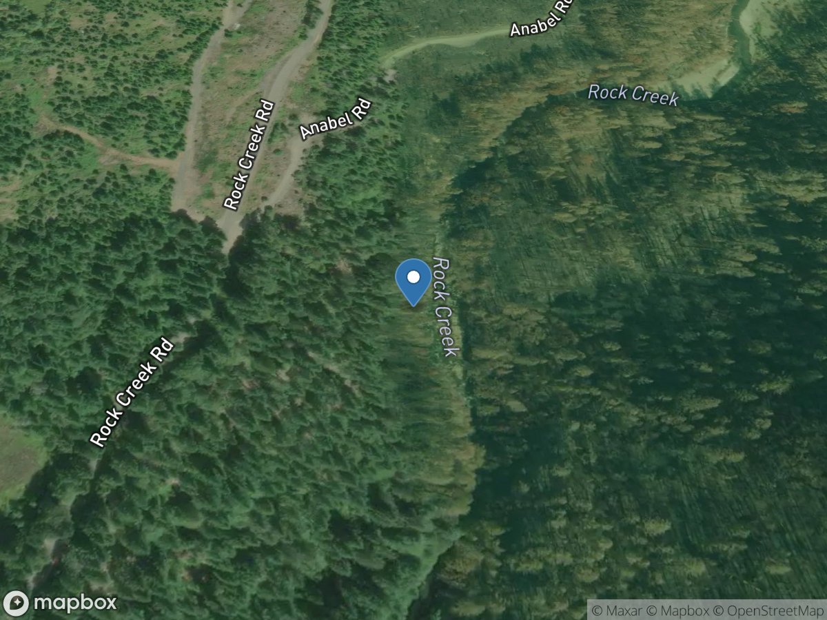 Rock Creek near Glide, OR location