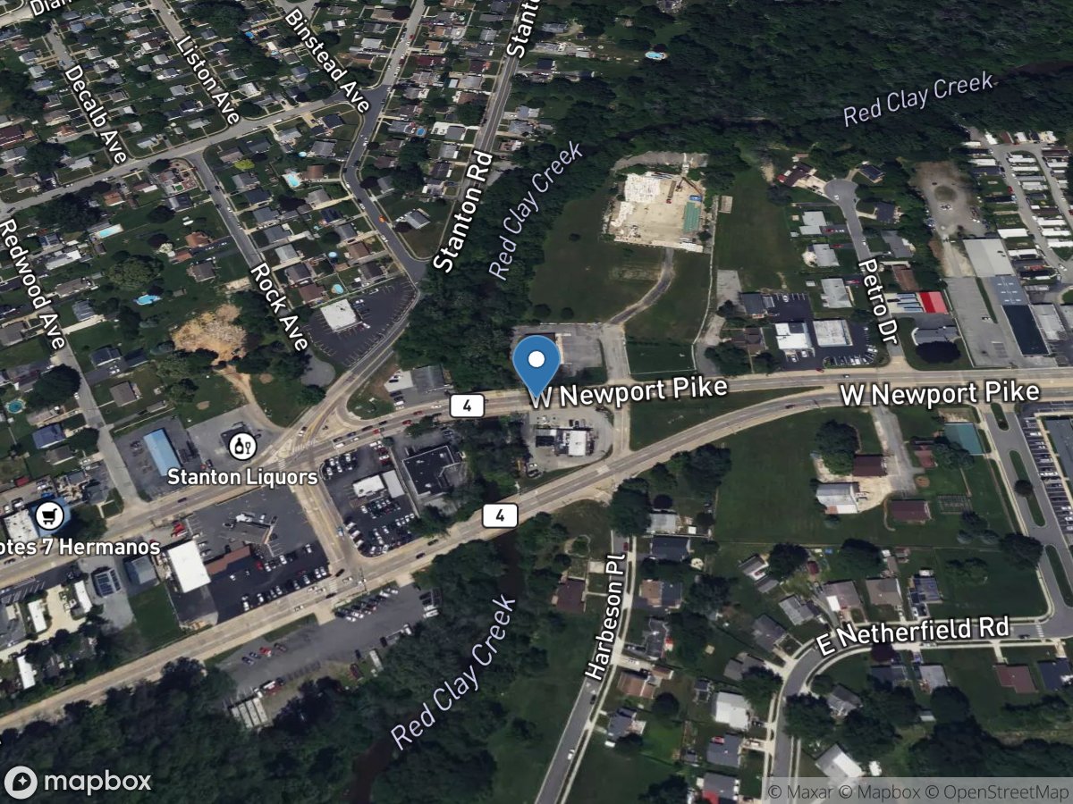 Red Clay Creek near Stanton, DE location