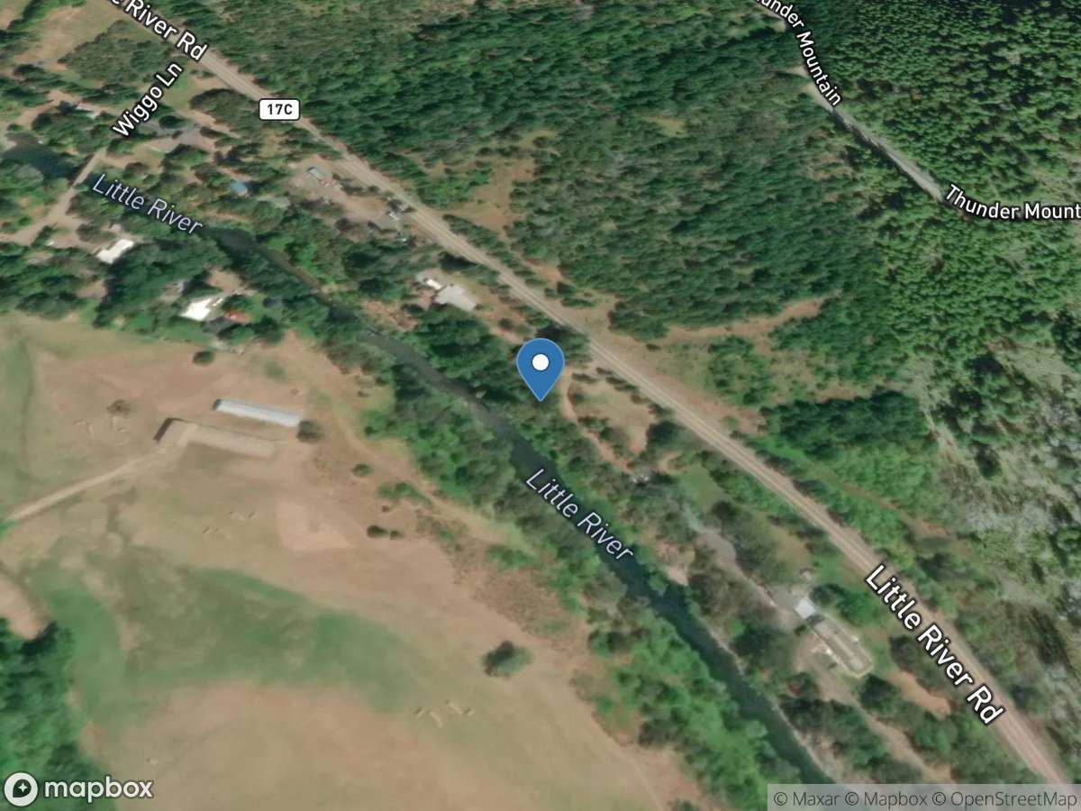 Little River at Peel, OR location