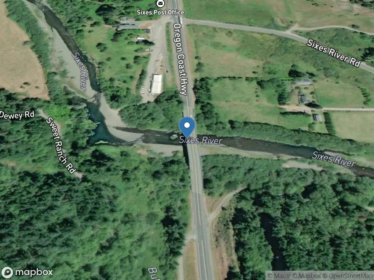 Sixes River at Sixes, OR location