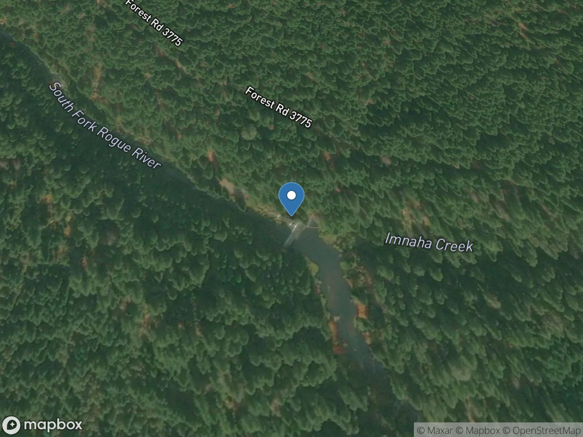 South Fork Rogue River near Prospect, OR location