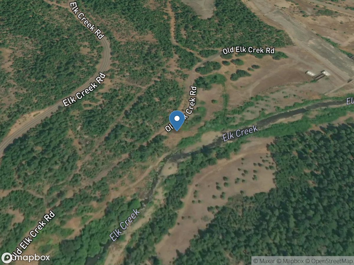 Elk Creek near Trail, OR location