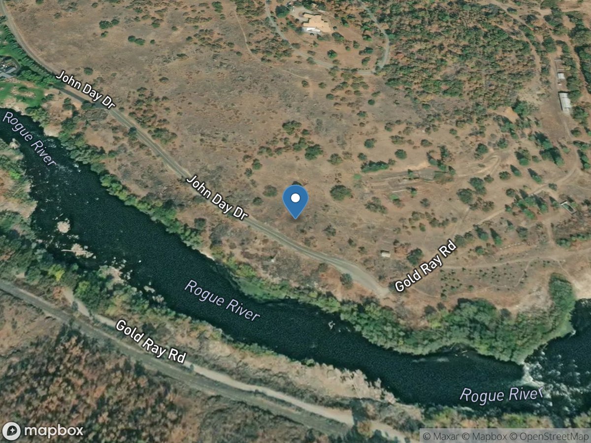 Rogue River at Raygold near Central Point, OR location