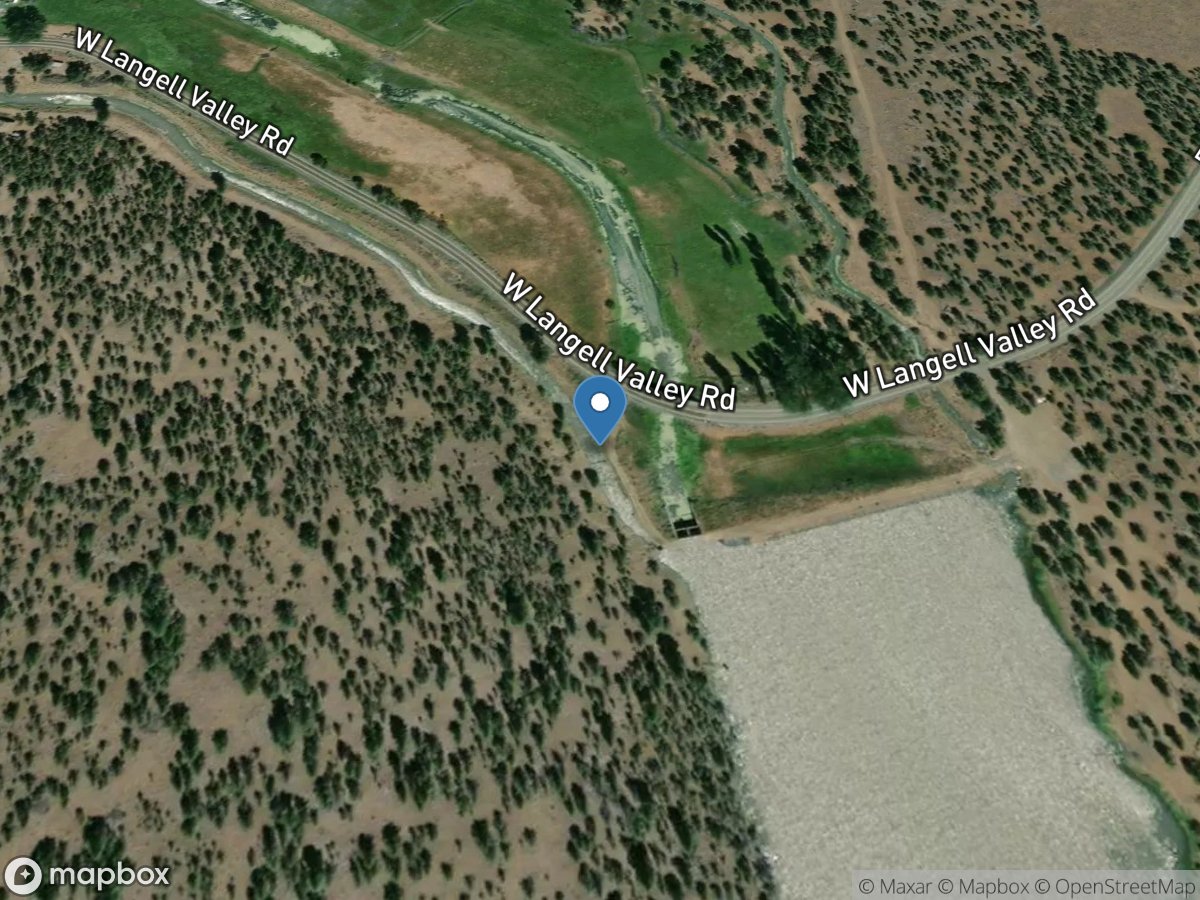 West Canal below Malone DAM at Langell Valley, OR location