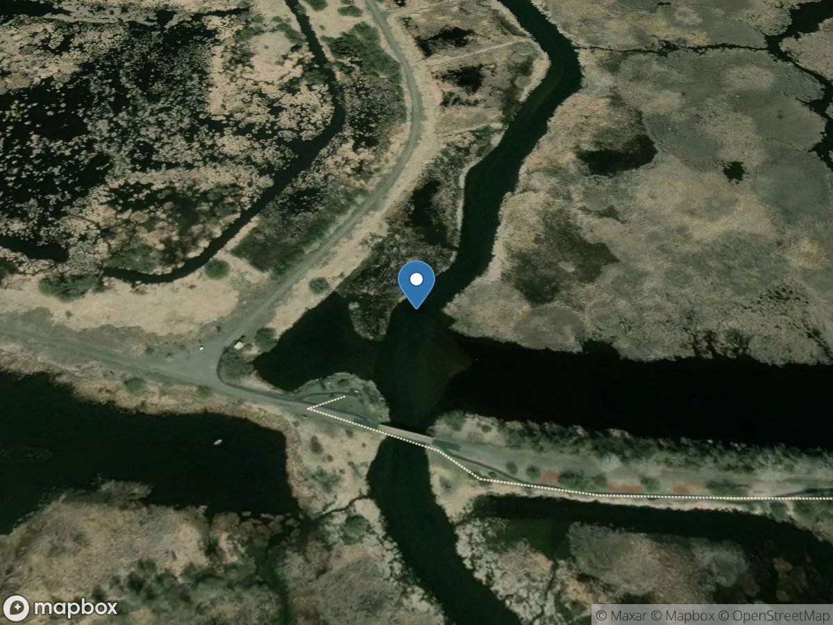 Wood River above Dike RD, near Klamath Agency, OR location