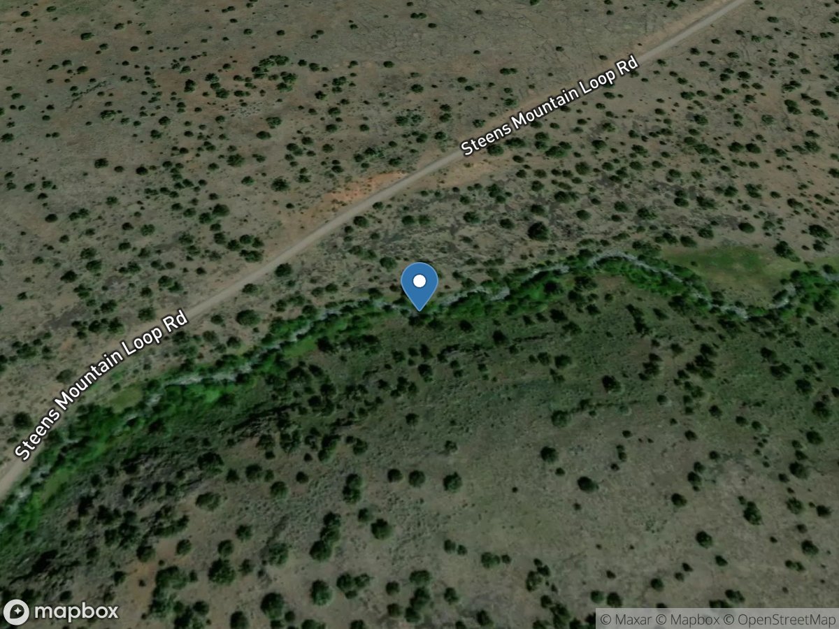 Indian Creek near Donner Und Blitzen Confluence location