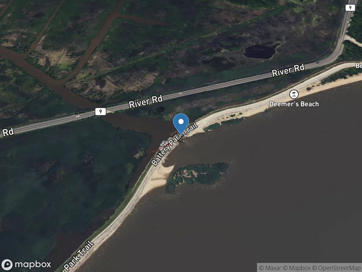 Delaware River at New Castle, DE location