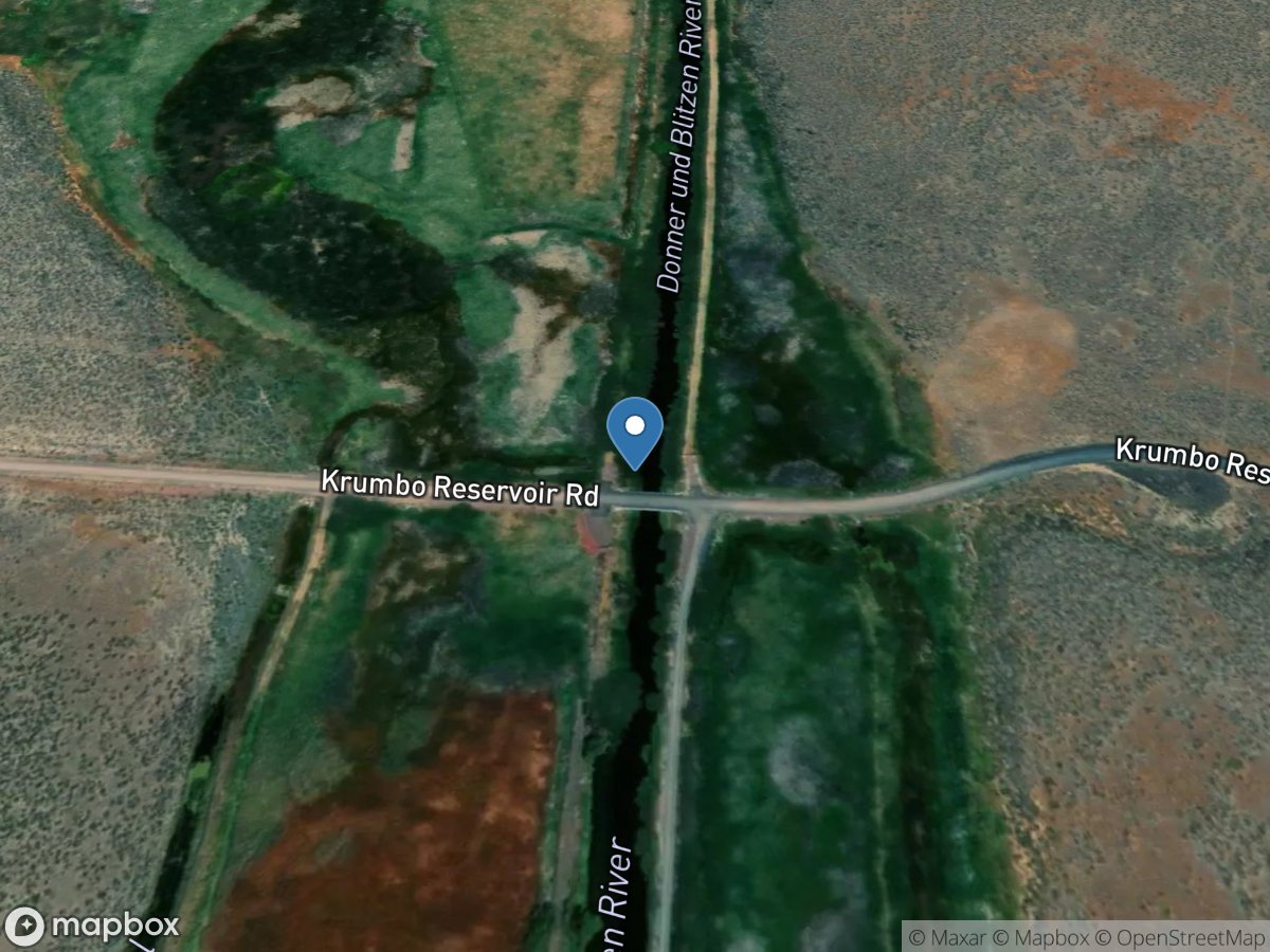 Donner Und Blitzen River at Krumbo Reservoir RD location