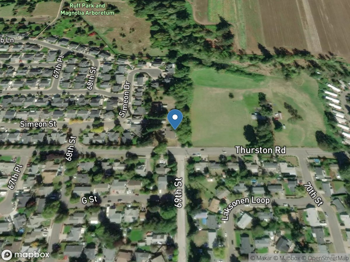 69th Stormwater Channel at Thurston RD,Sprgfld, OR location