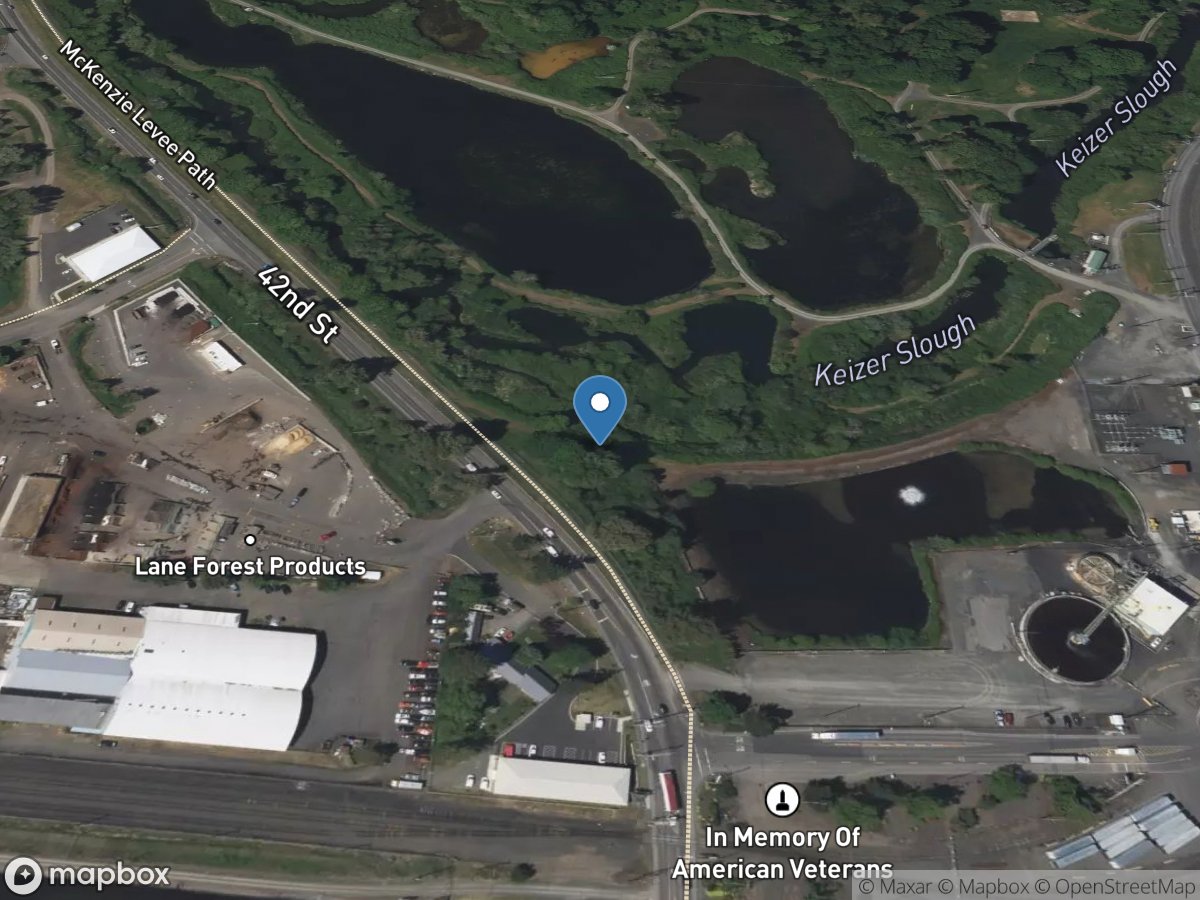 42nd Stormwater Culvert at Weyco, Springfield, OR location