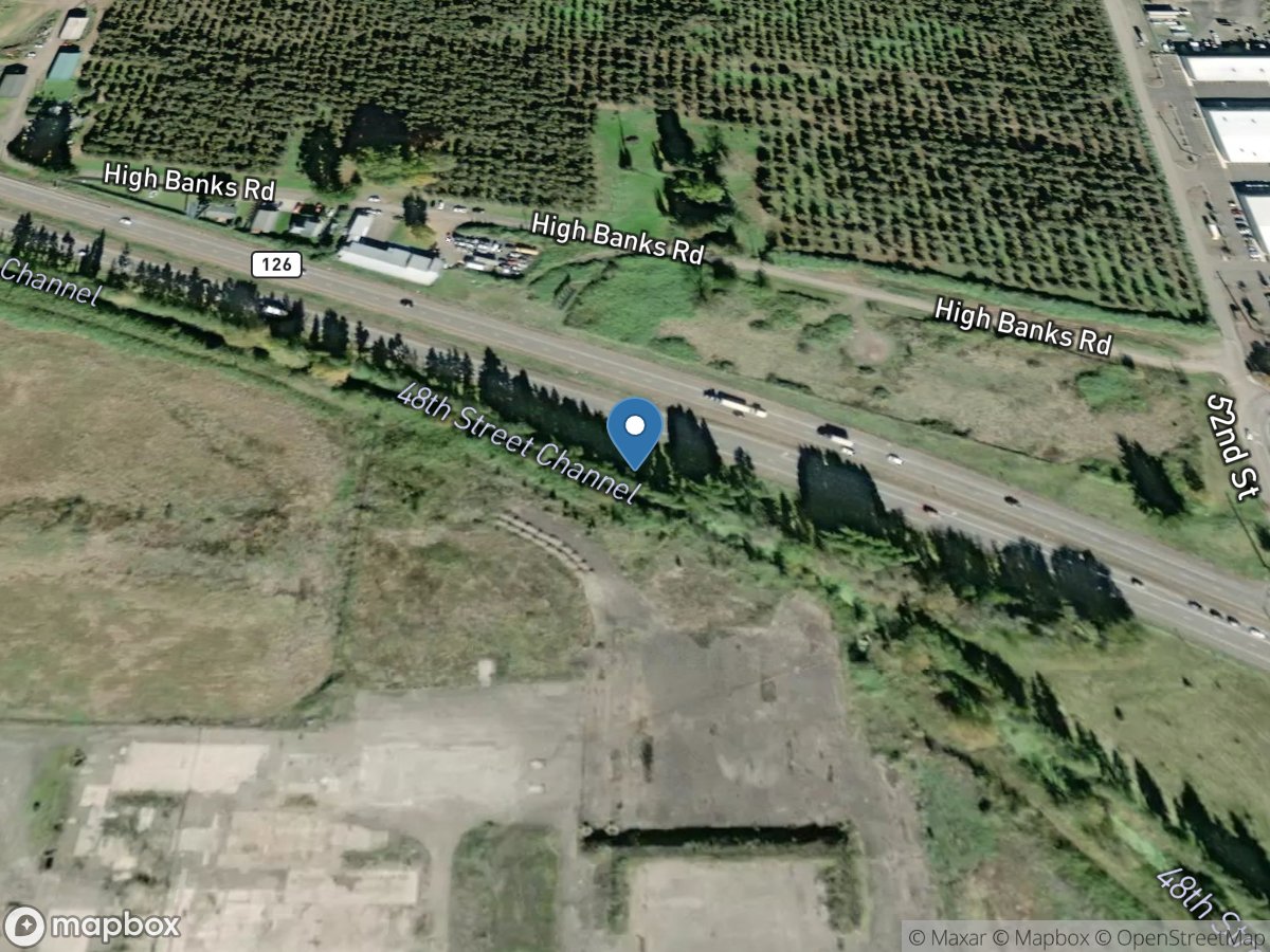 52nd Stormwater Chanel at Highway 126 Springfield, OR location