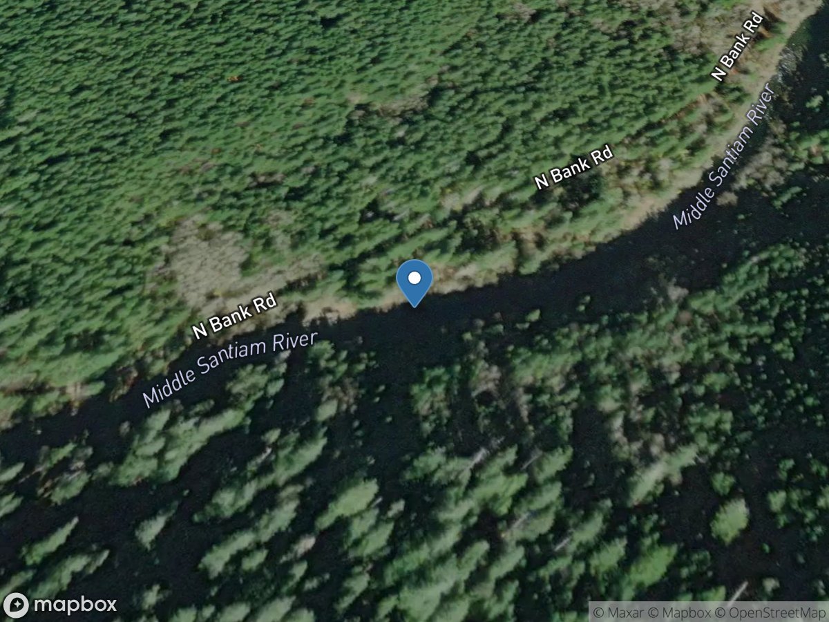 Middle Santiam River Lower Gage, near Cascadia, OR location