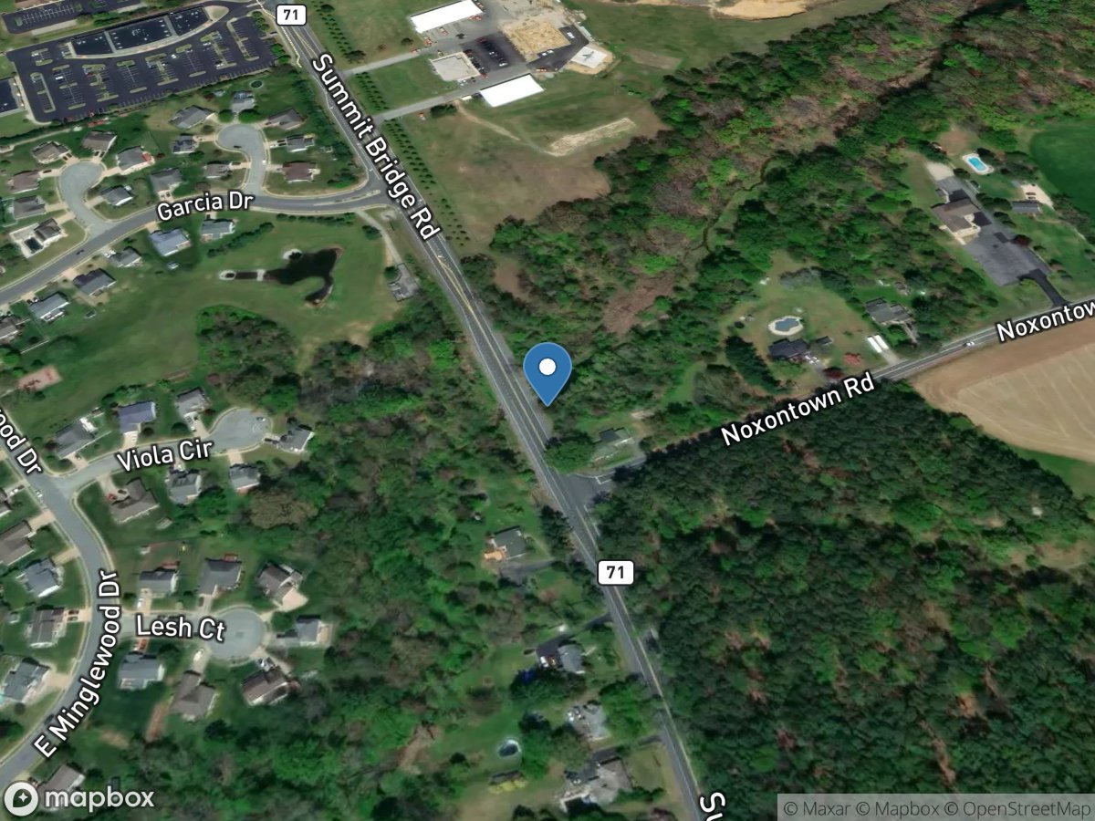 Silver Lake Tributary at Middletown, DE location