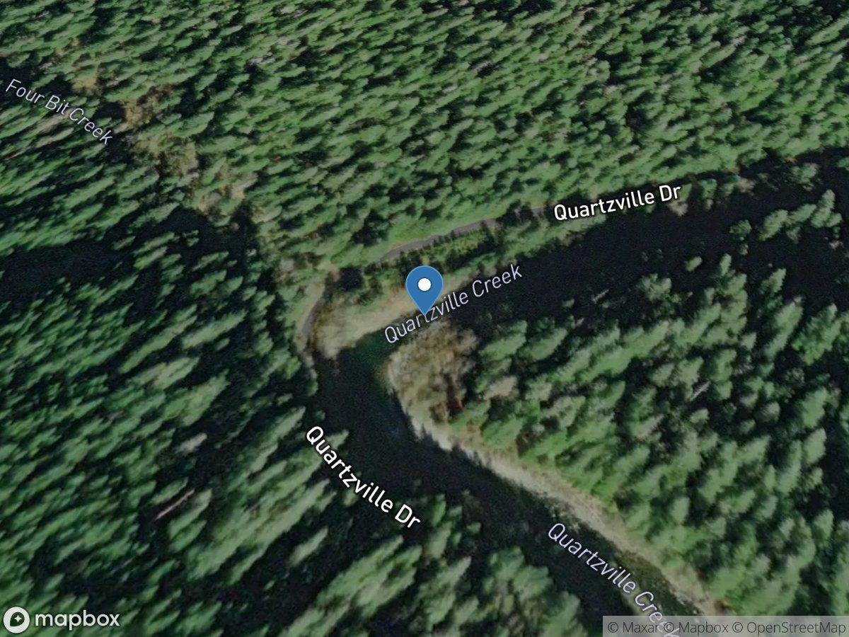 Four Bit Creek at Mouth, near Cascadia, OR location