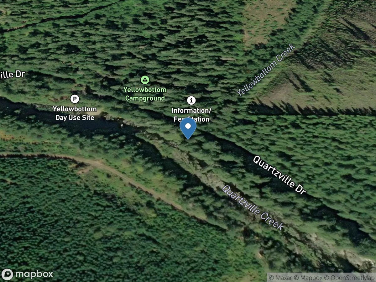 Yellowbottom Creek at Mouth, near Cascadia, OR location