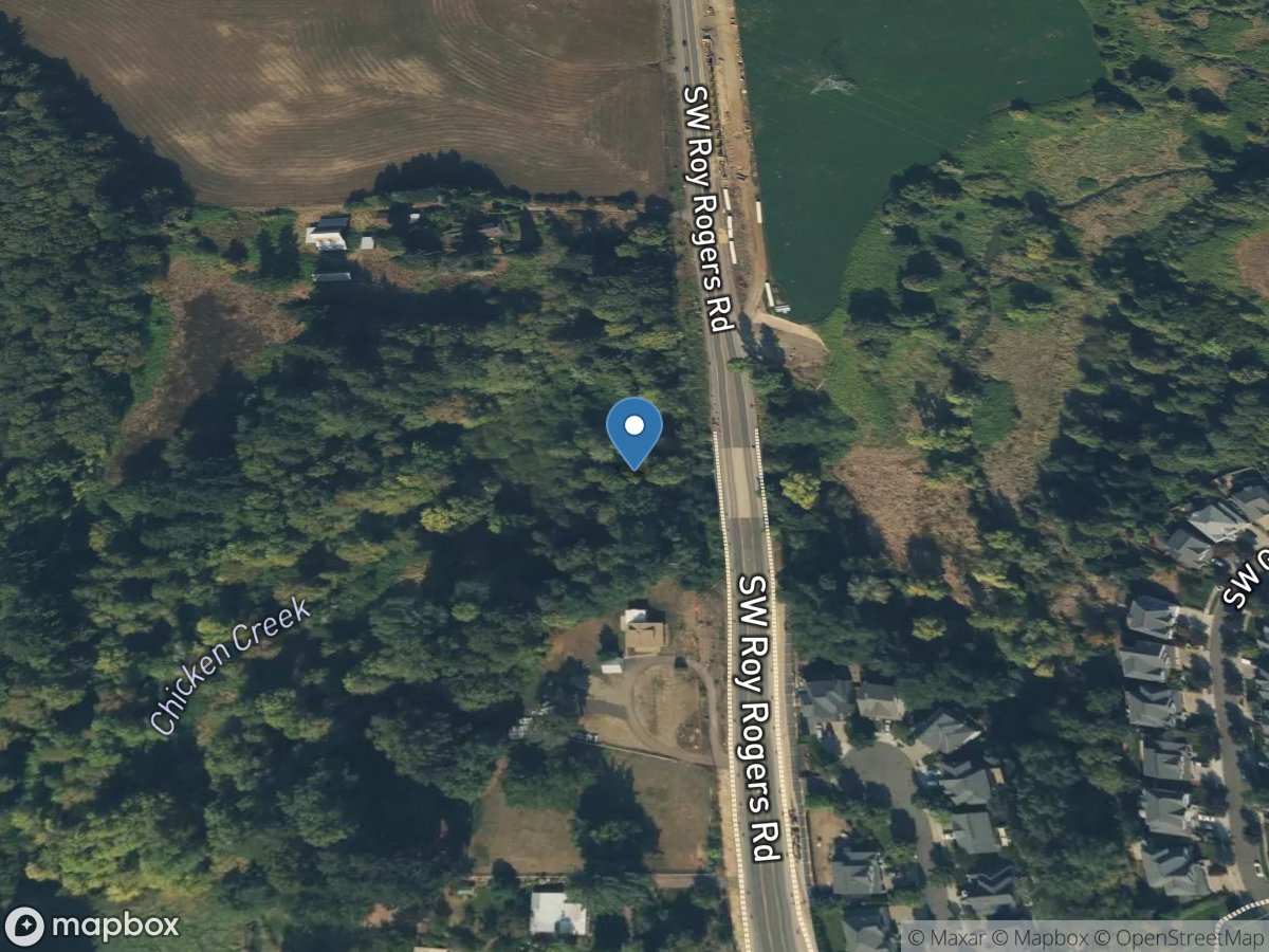 Chicken Creek at Scholls-Sherwood HWY, Sherwood OR location