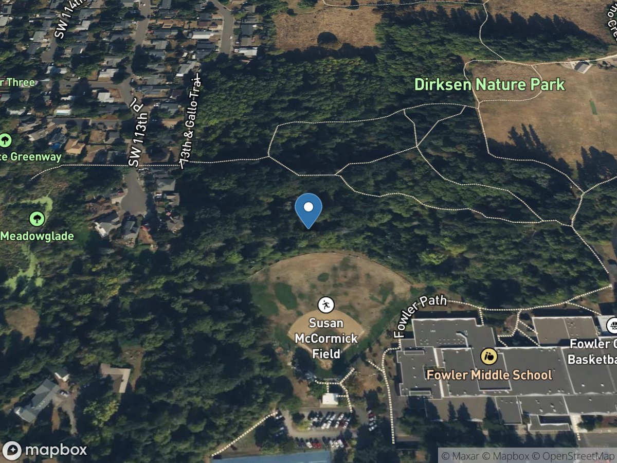 Summer Creek at Fowler Middle School, Tigard, OR location