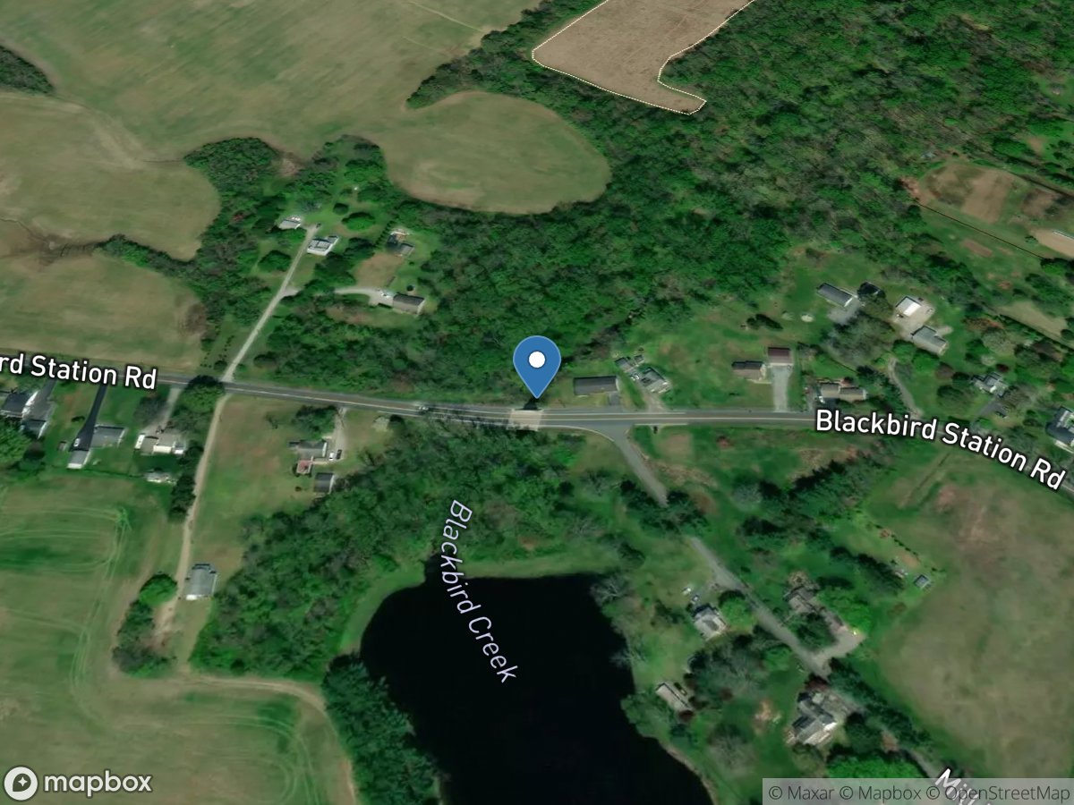 Blackbird Creek at Blackbird, DE location