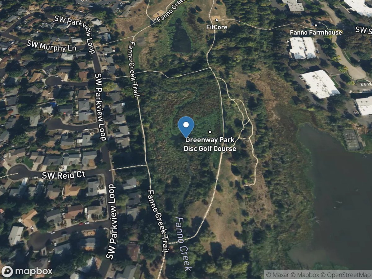 Fanno Creek Ponded Site 4 at Greenway Park location