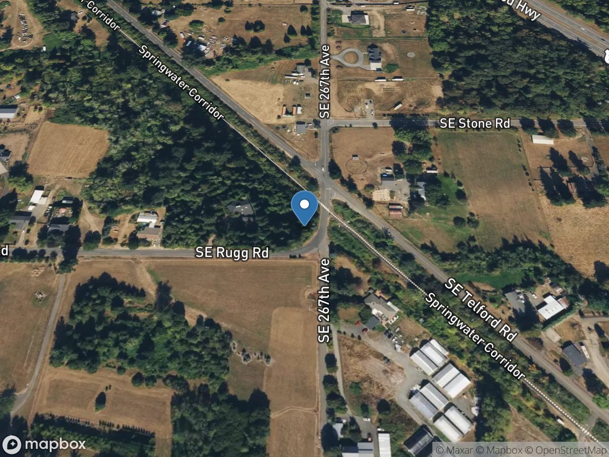 Badger Creek at Rugg Road near Gresham, OR location