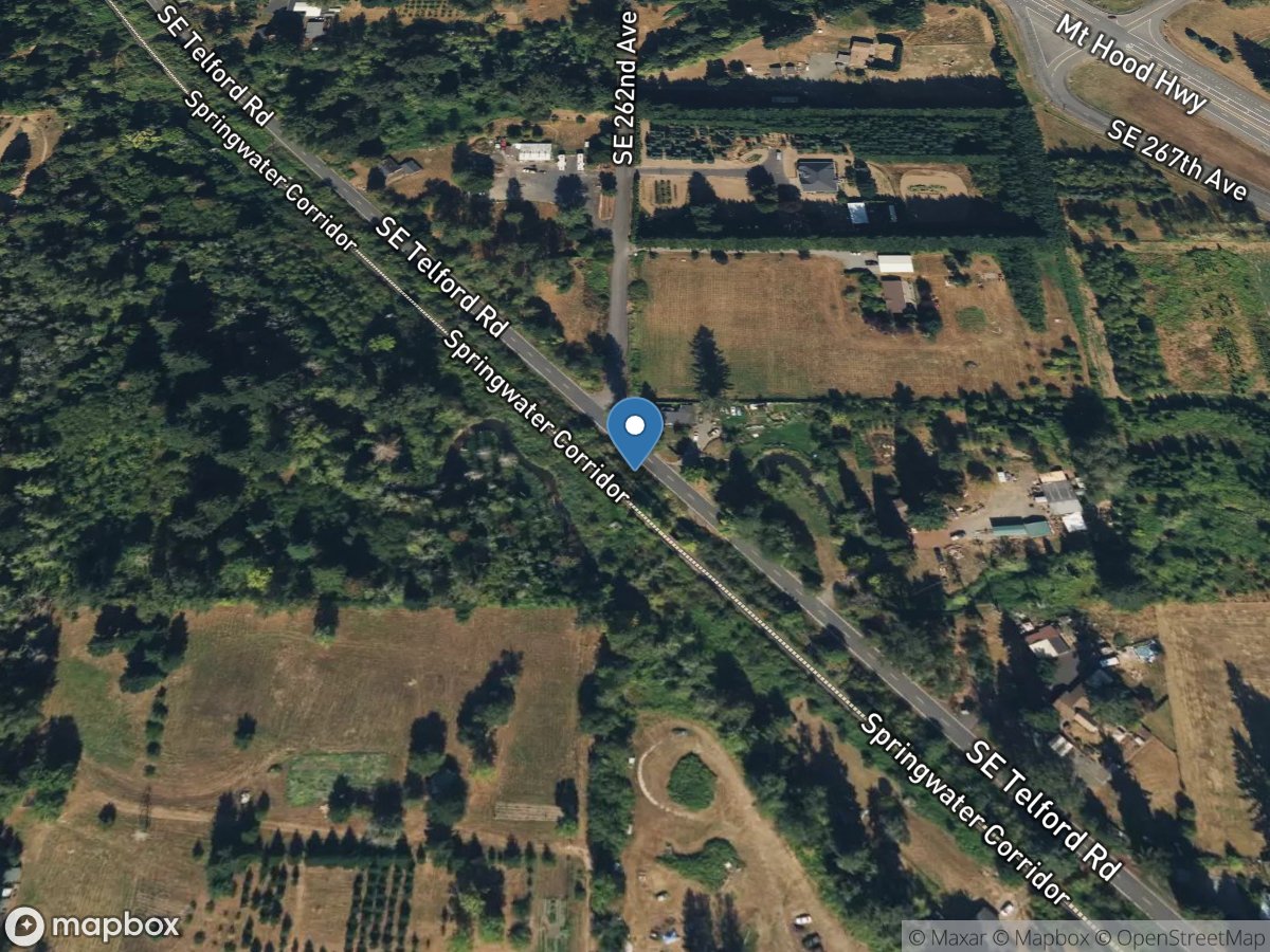 Johnson Creek at Telford Road near Gresham, OR location