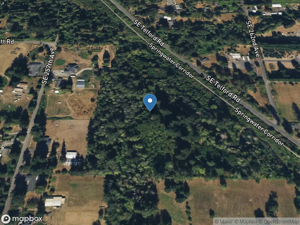 Sunshine Creek at Mouth near Gresham, OR location