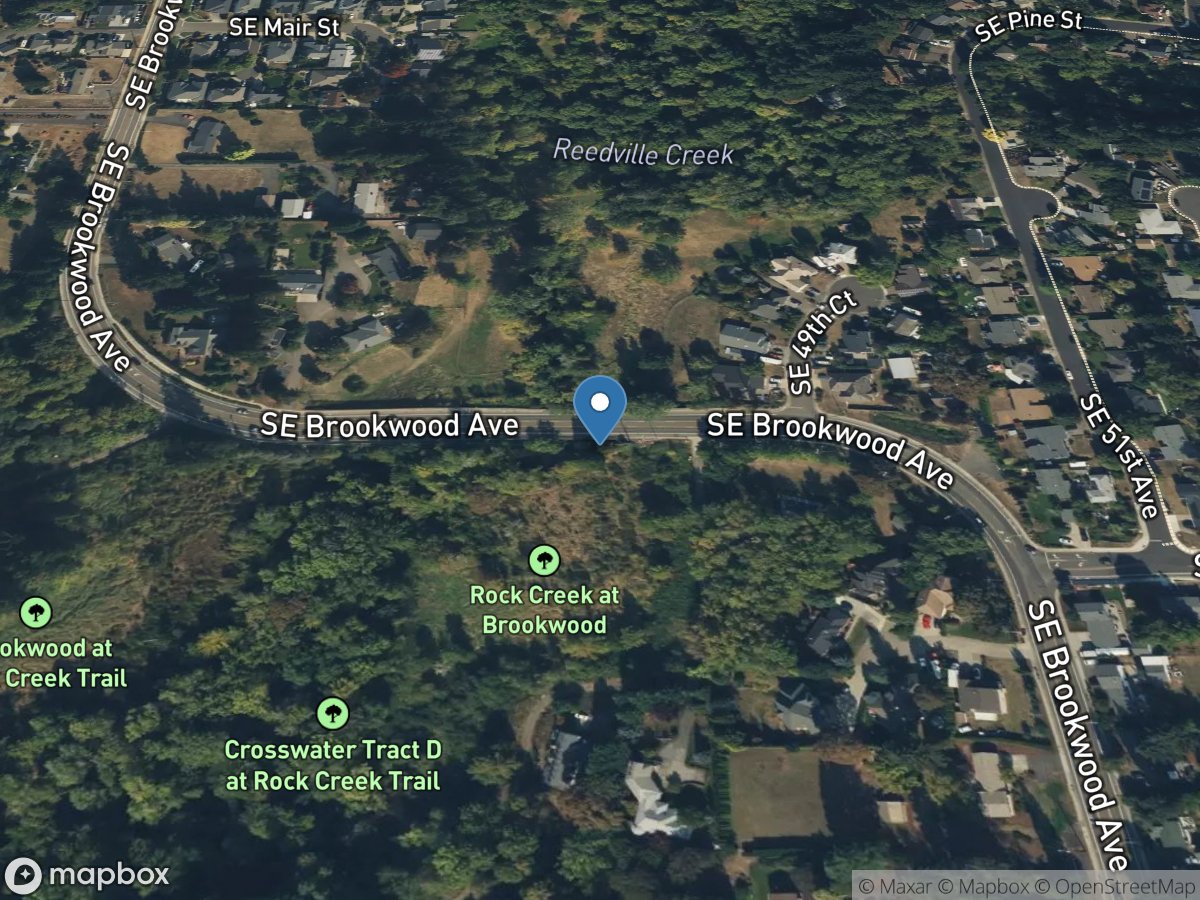 Rock Creek at Brookwood Avenue, Hillsboro, OR location