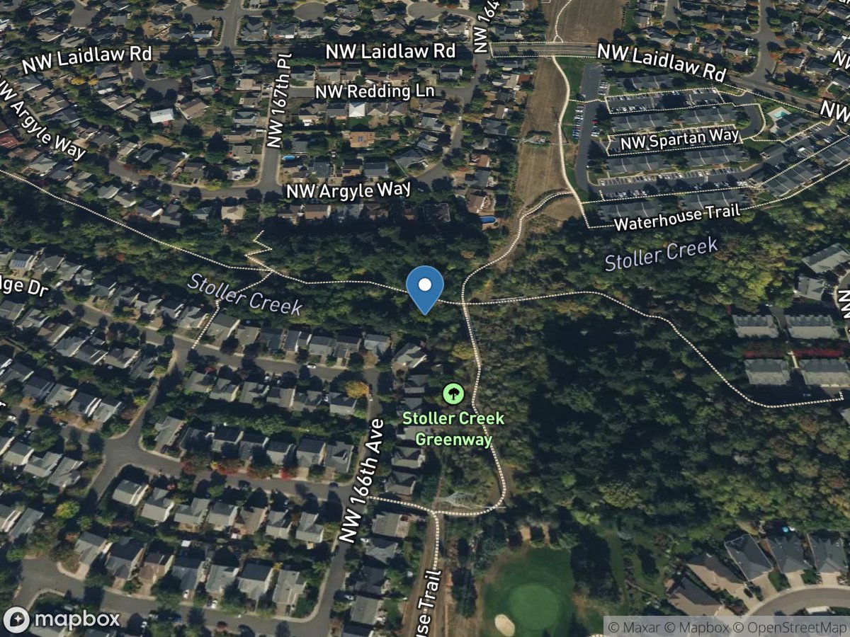 Stoller Creek near Northwest 166th AVE, at Portland, OR location