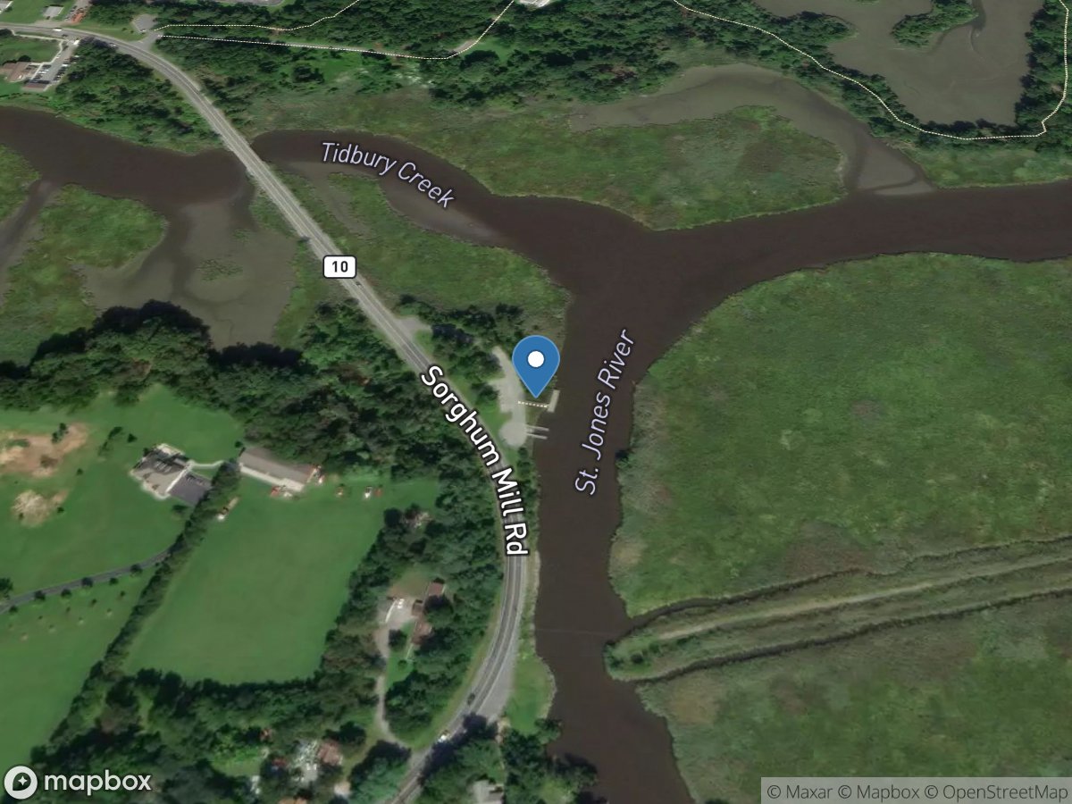 ST Jones River at Lebanon, DE location