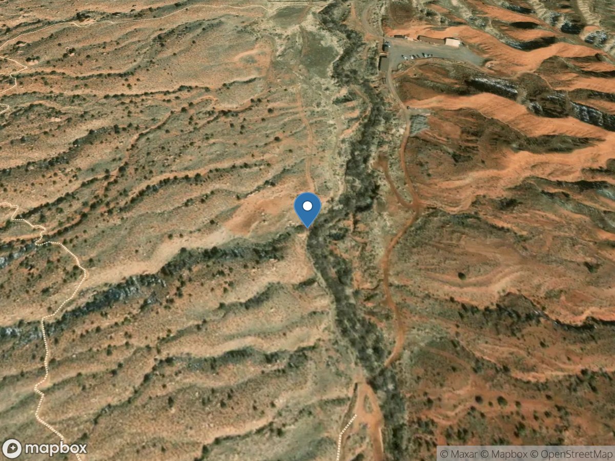 Castle Creek below Castle Valley near Moab, UT location