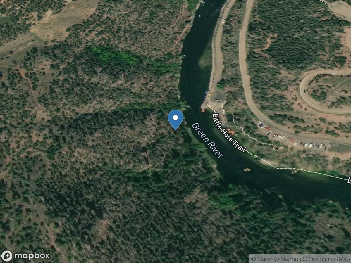 Green River near Greendale, UT location